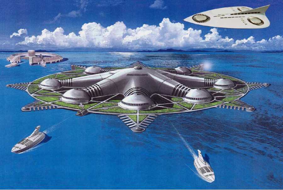 Jacque Fresco - DESIGNING THE FUTURE - Artificial Islands in the Sea
